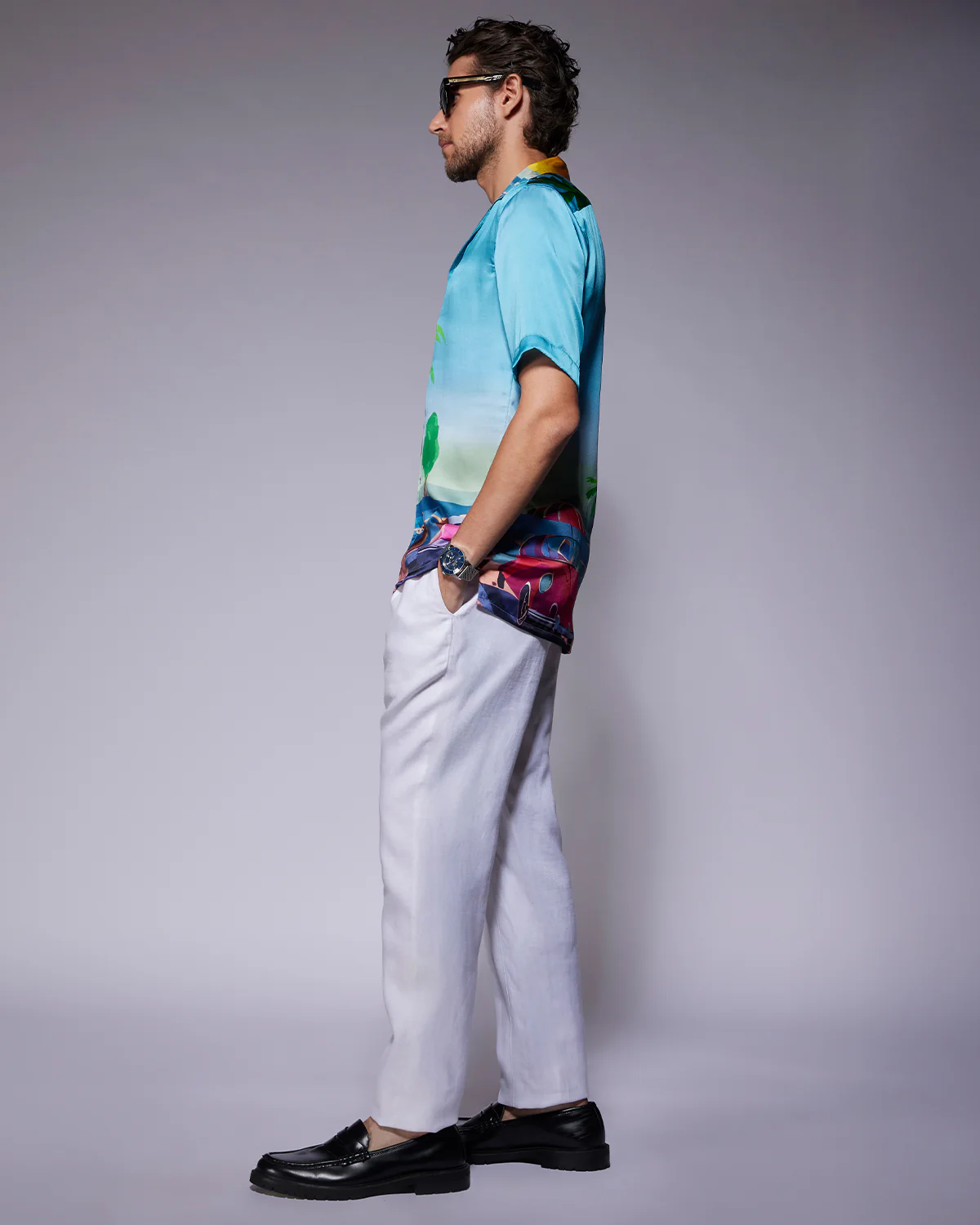 100% Silk Shirt - Montego - Image 4