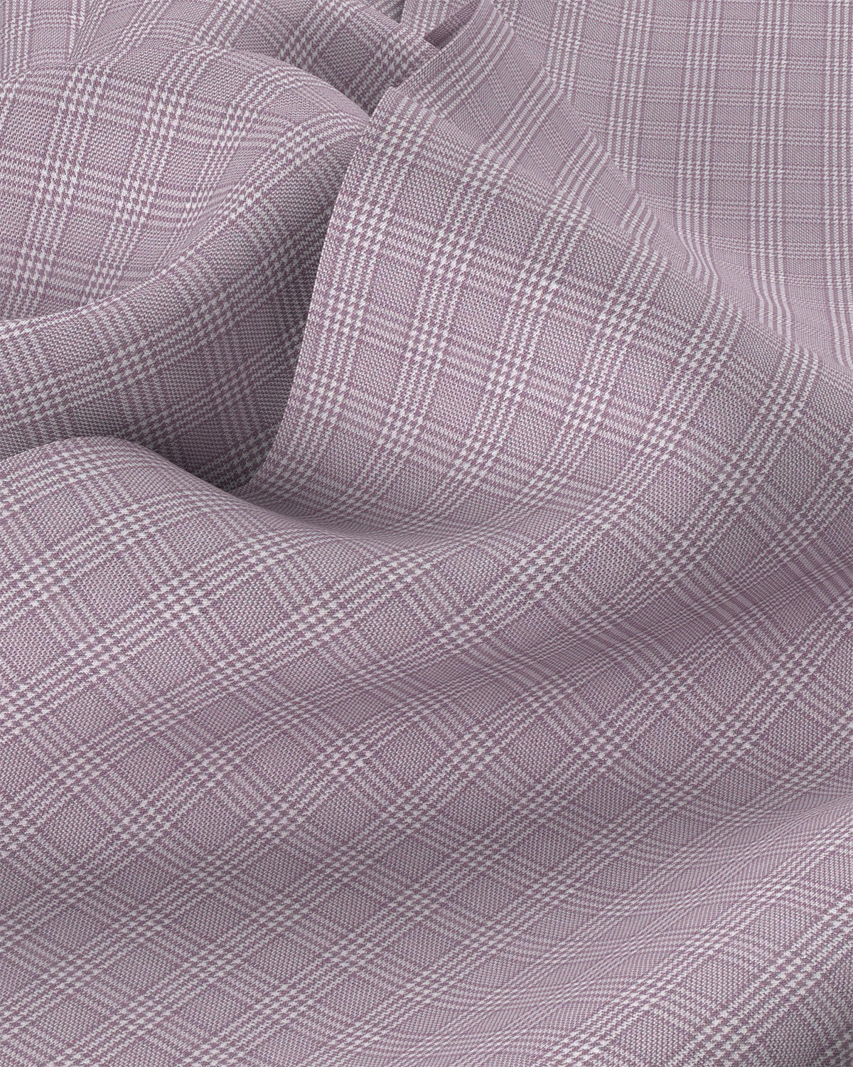Aldwych Dobby Checked Shirt - Maroon - Image 4