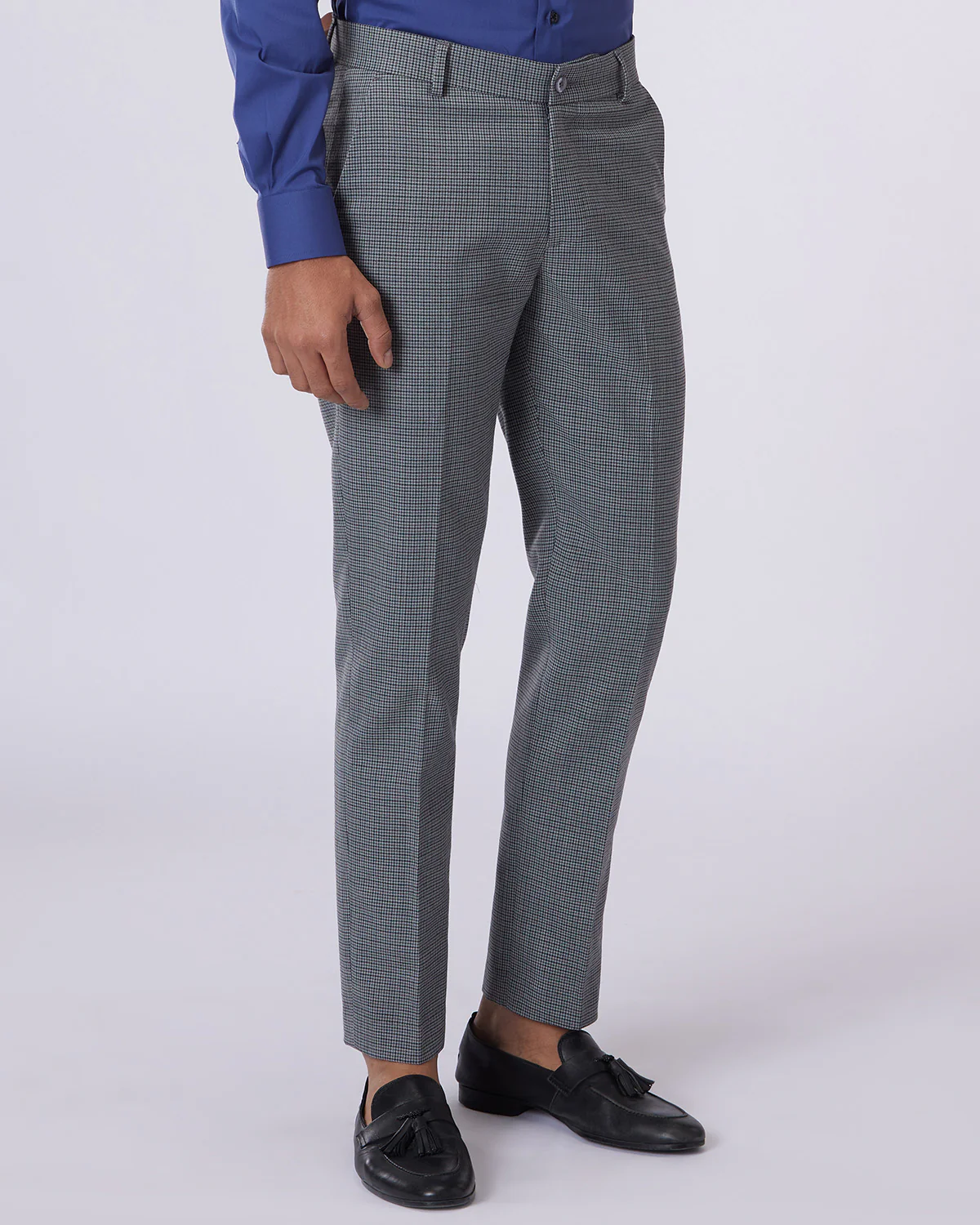 Japanese Ascent Blended Wool Dress Pants - Dark Grey - Image 2