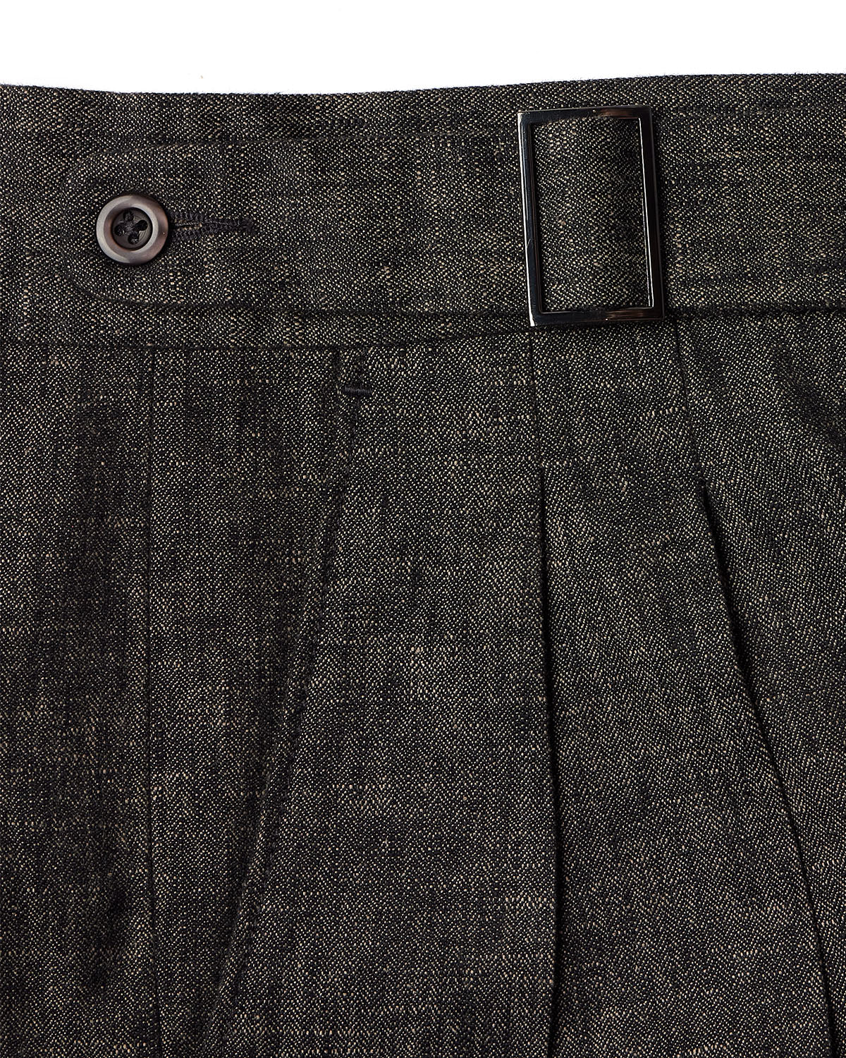 Avorio Cotton Linen Neapolitan Dress Pants - Grey - Image 5