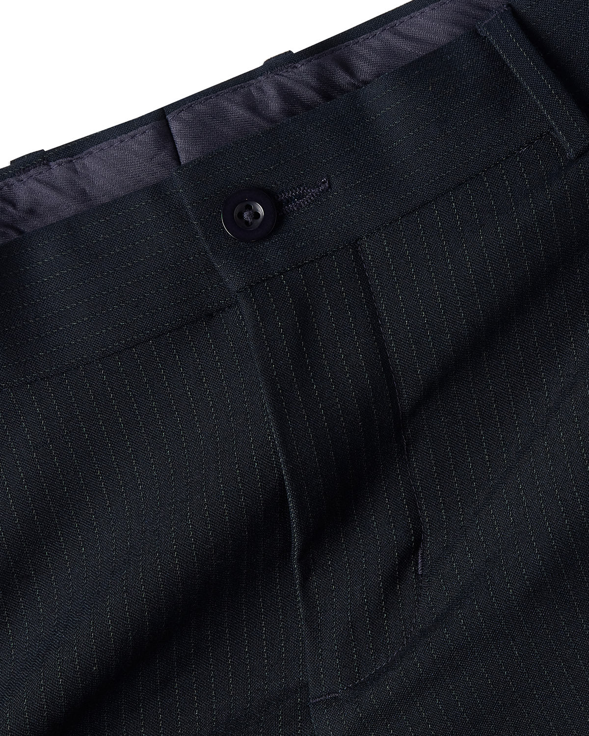Baron Stripe Stretch Dress Pants - Navy - Image 6