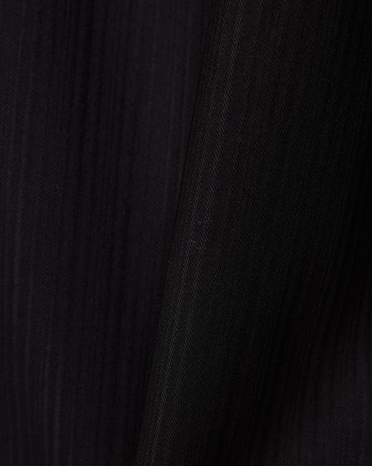 Black Self-Striped Stretch Shirt - Image 6