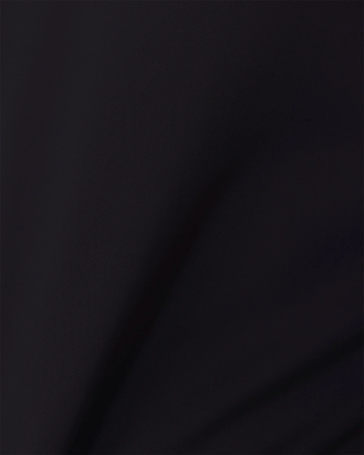 Black Wrinkle-Free Stretch Satin Shirt - Image 6