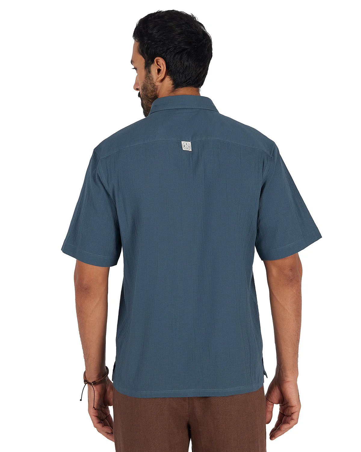 Blue Seersucker Shirt - Image 5