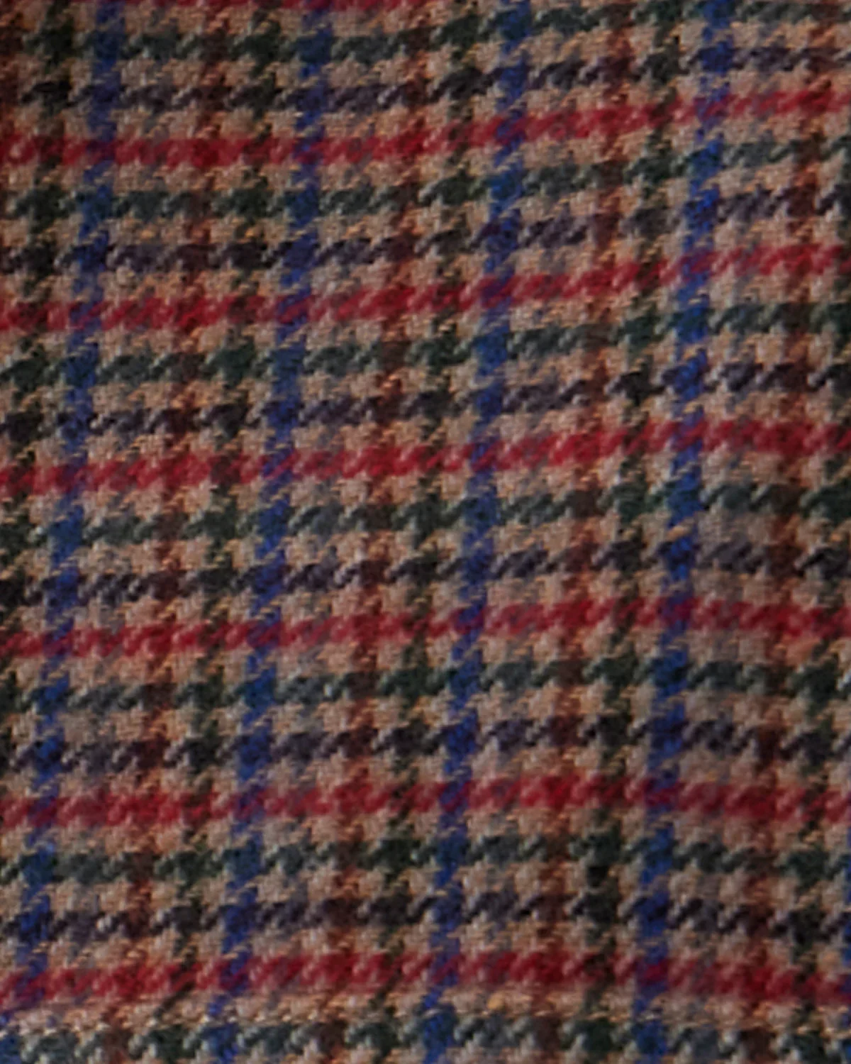 Bramble Houndstooth Tweed Shacket - Khaki - Image 4