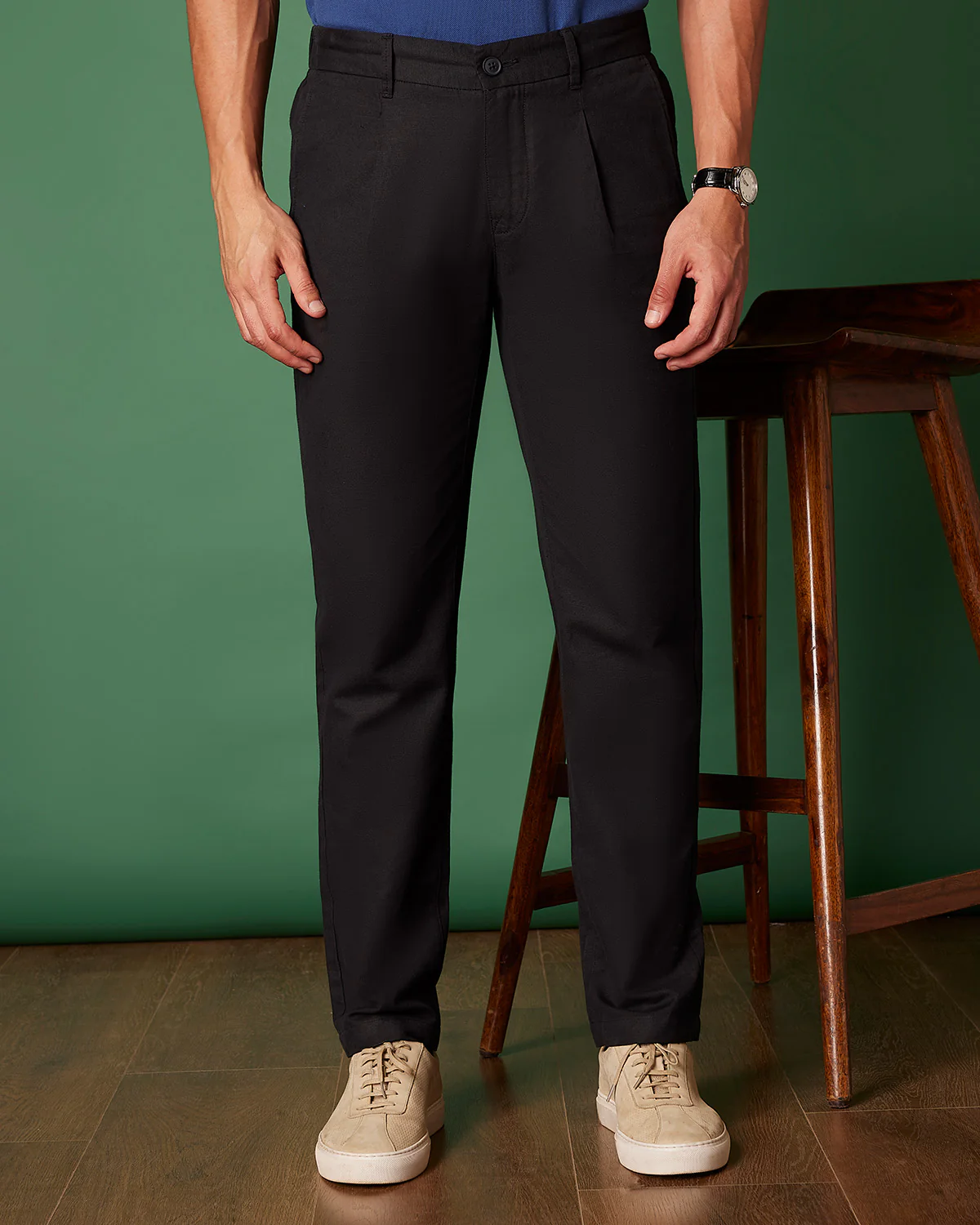 Breezescape Cotton Linen Pants - Black - Image 13