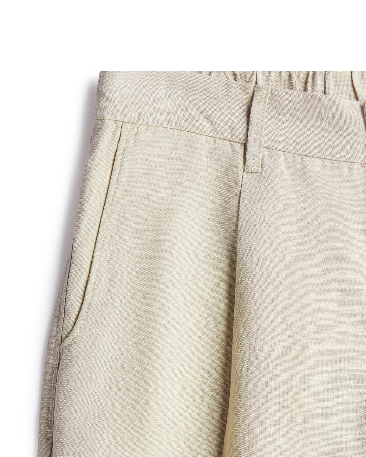 Breezescape Cotton Linen Pants - Ecru - Image 3