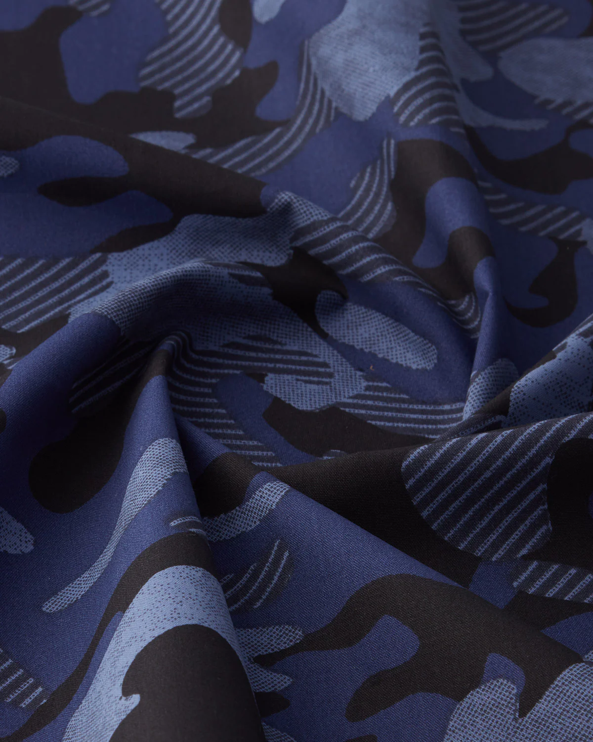 Camo Printed Shirt - Blue - Image 4