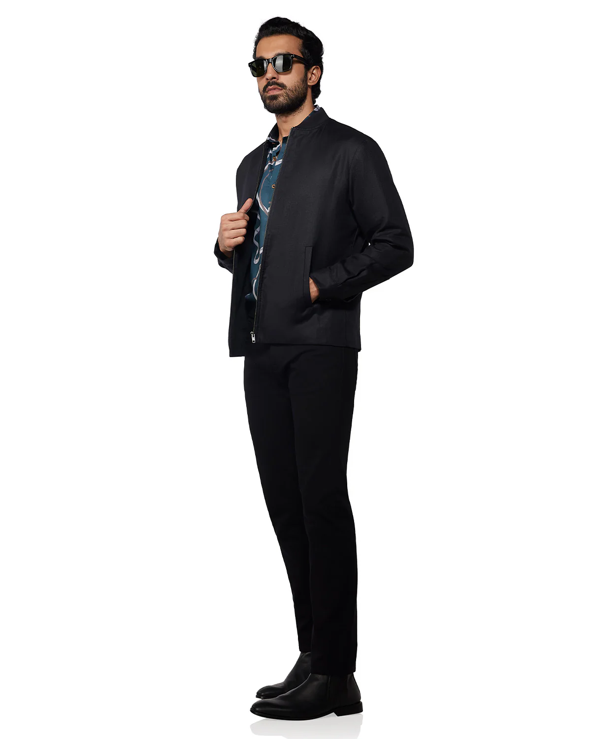 Cavallo 100% Linen Jacket - Black - Image 5