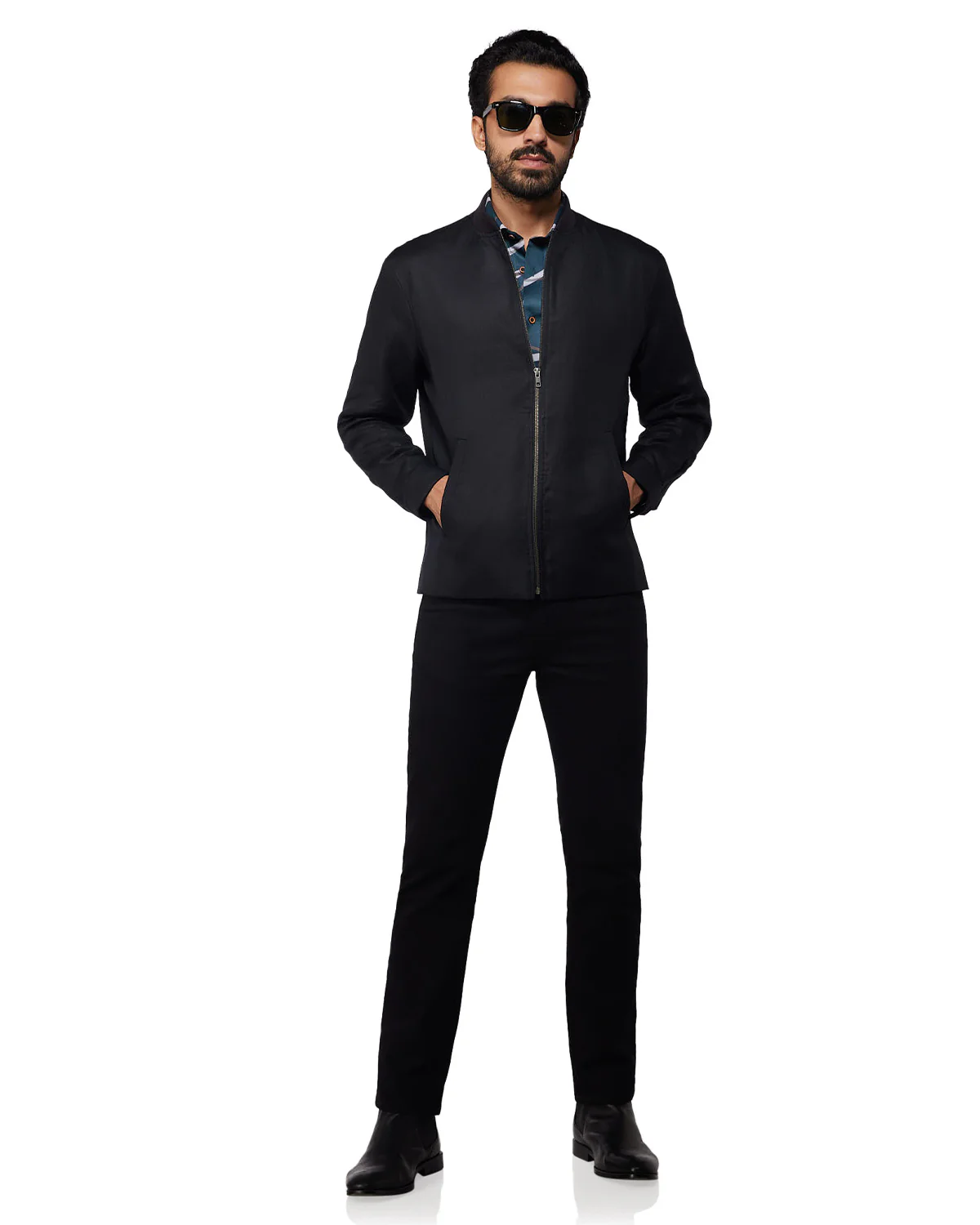 Cavallo 100% Linen Jacket - Black - Image 6