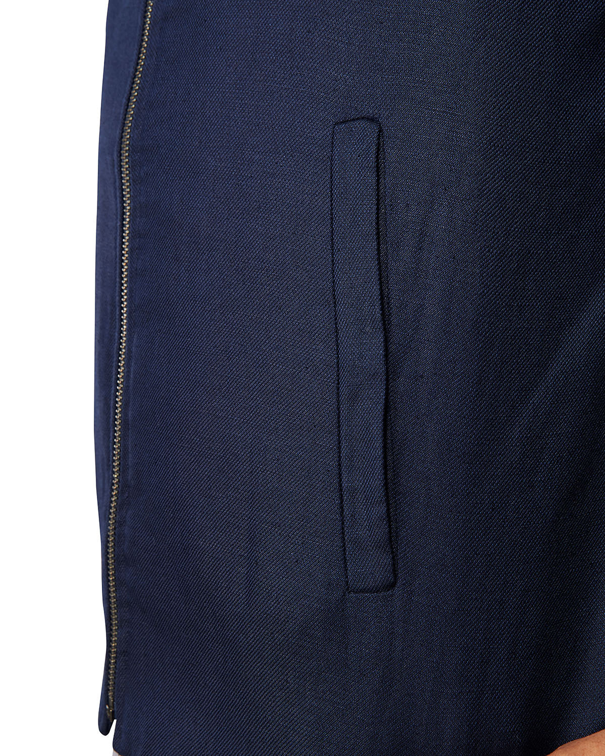 Cavallo 100% Linen Jacket - Navy - Image 7