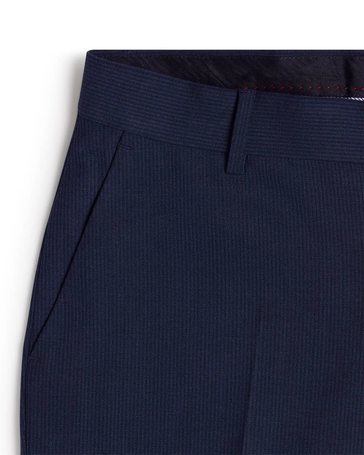 Cavaro Striped Dress Pants - Navy - Image 4