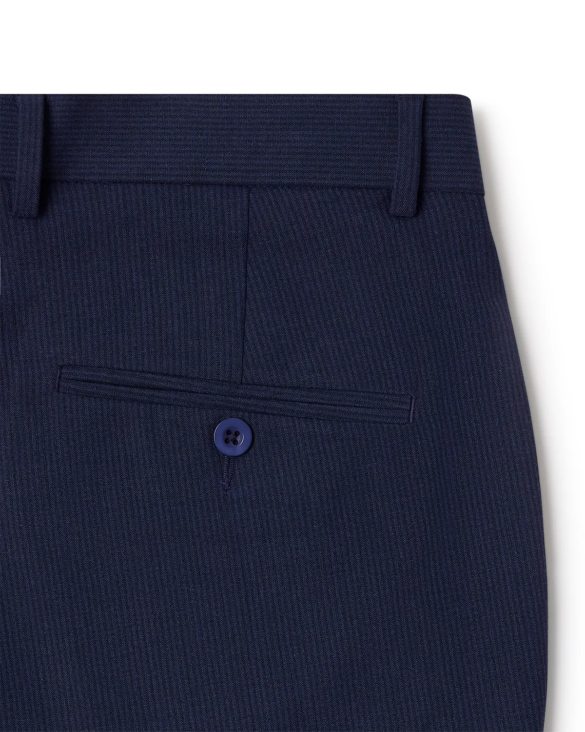Cavaro Striped Dress Pants - Navy - Image 5