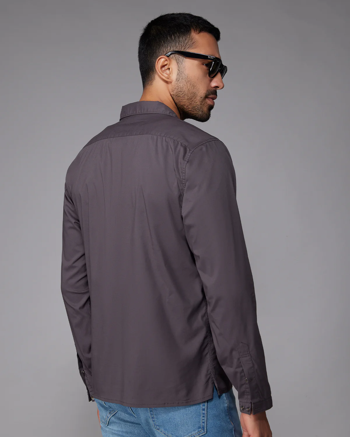 Charcoal Stretch Shirt - Image 3