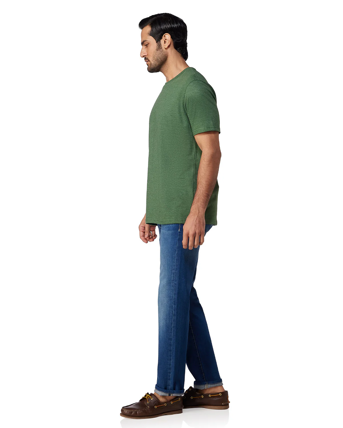 Cityof Melange T-shirt - Green - Image 4