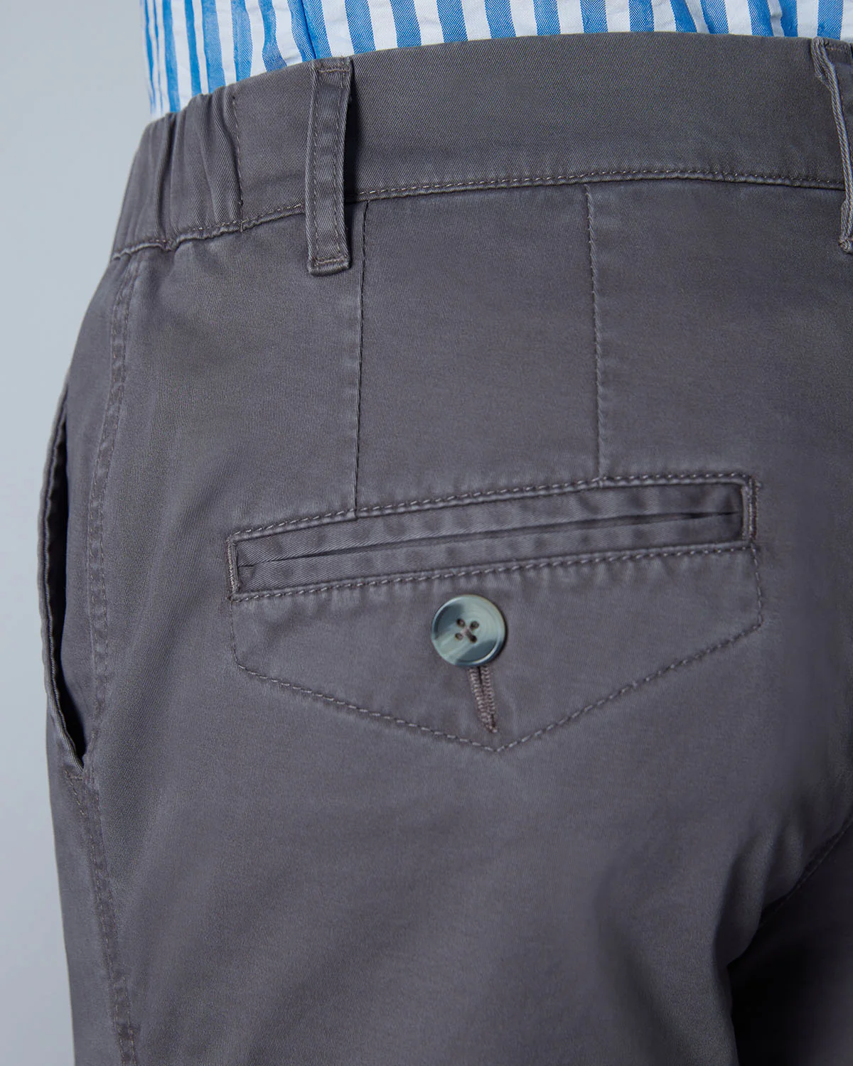 Cosmic Casual Stretch  Chinos - Grey - Image 4