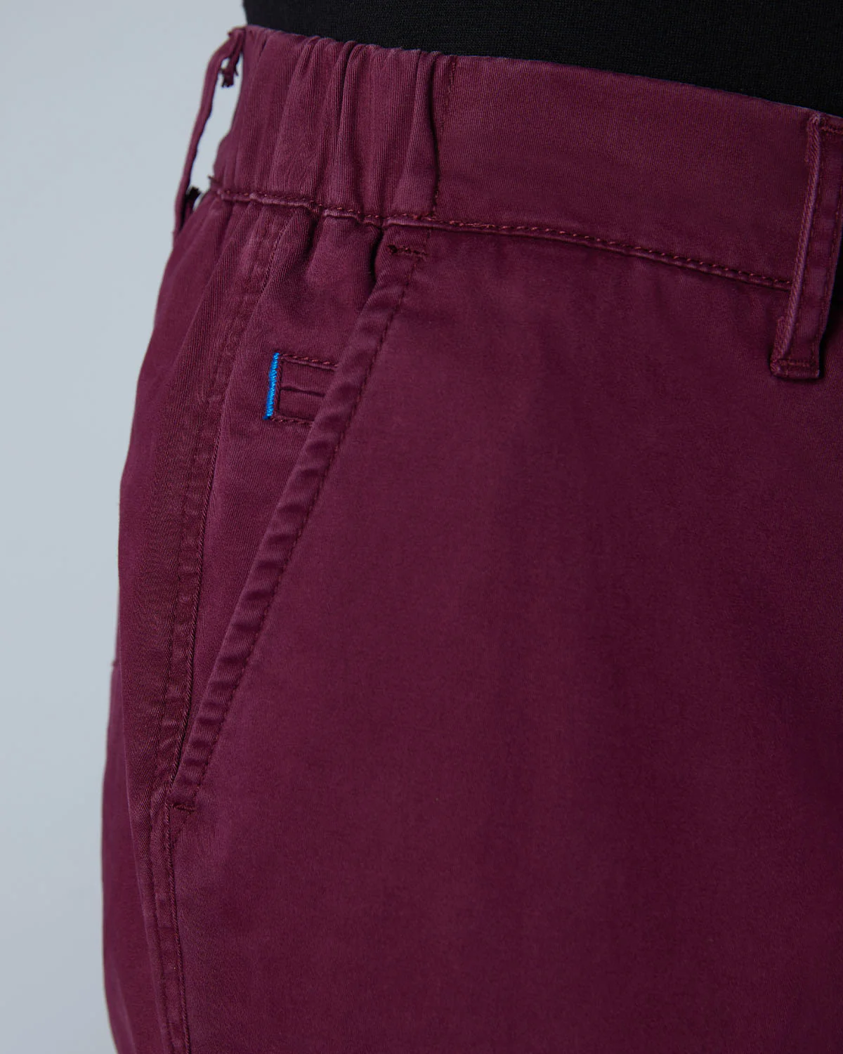 Cosmic Casual Stretch Chinos - Maroon - Image 3