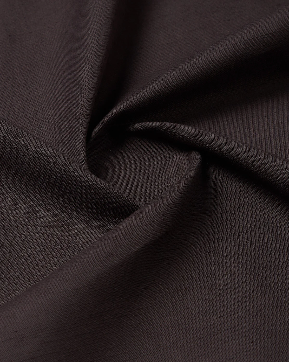 Cotton Linen Shirt - Dark Grey - Old - Image 4