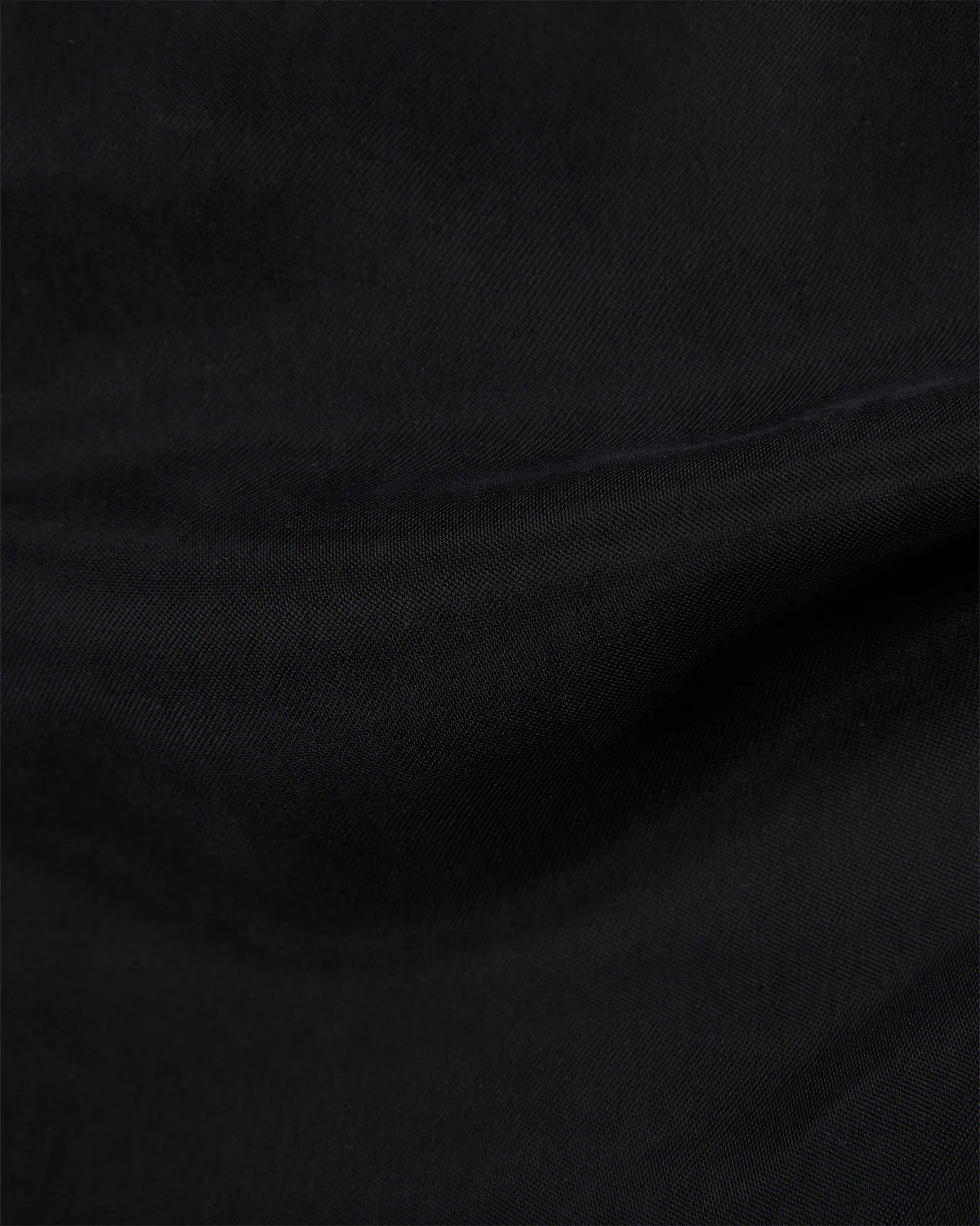 Cupro Twill Shirt - Black - Image 5