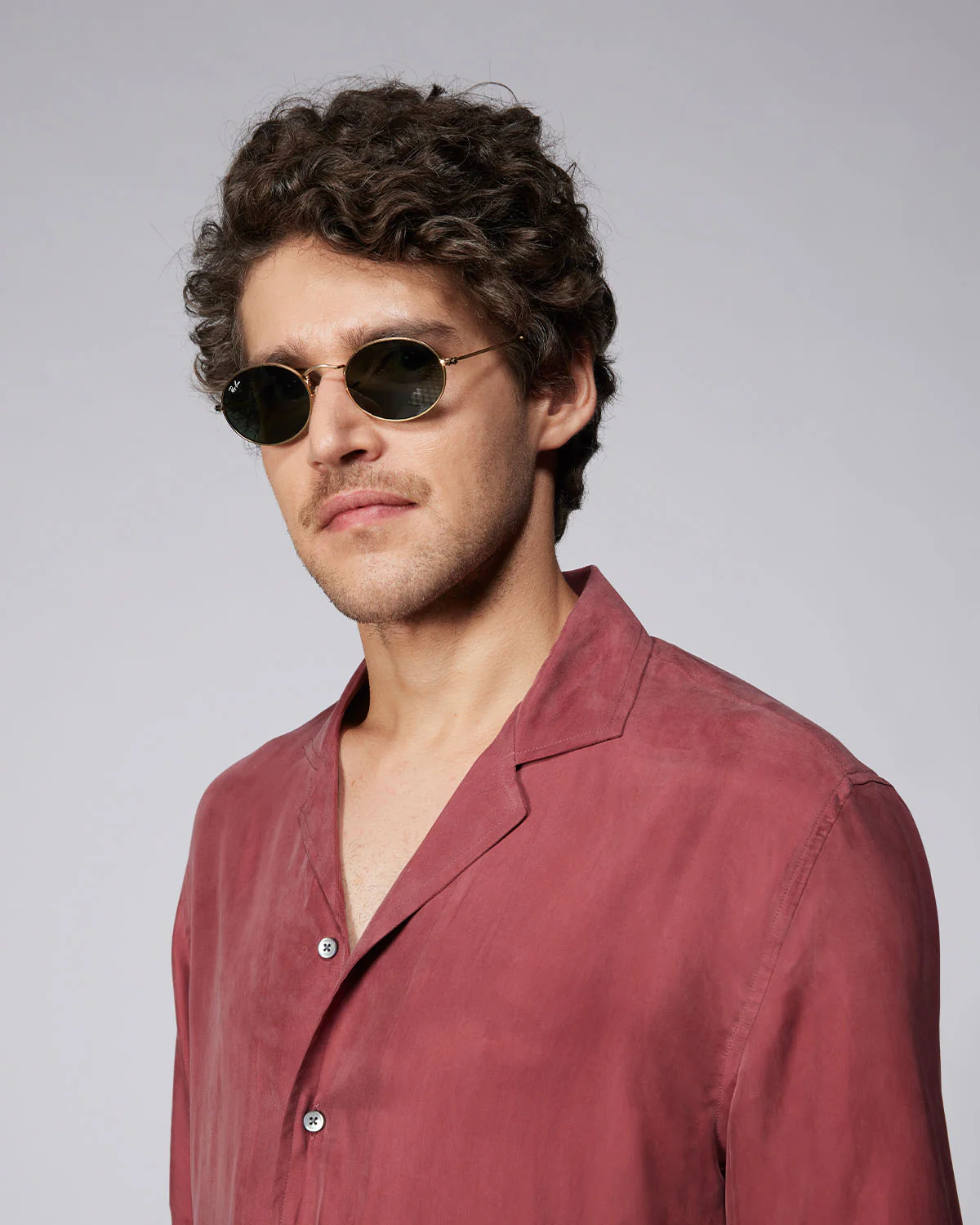 Cupro Twill Shirt - Deep Pink - Image 2