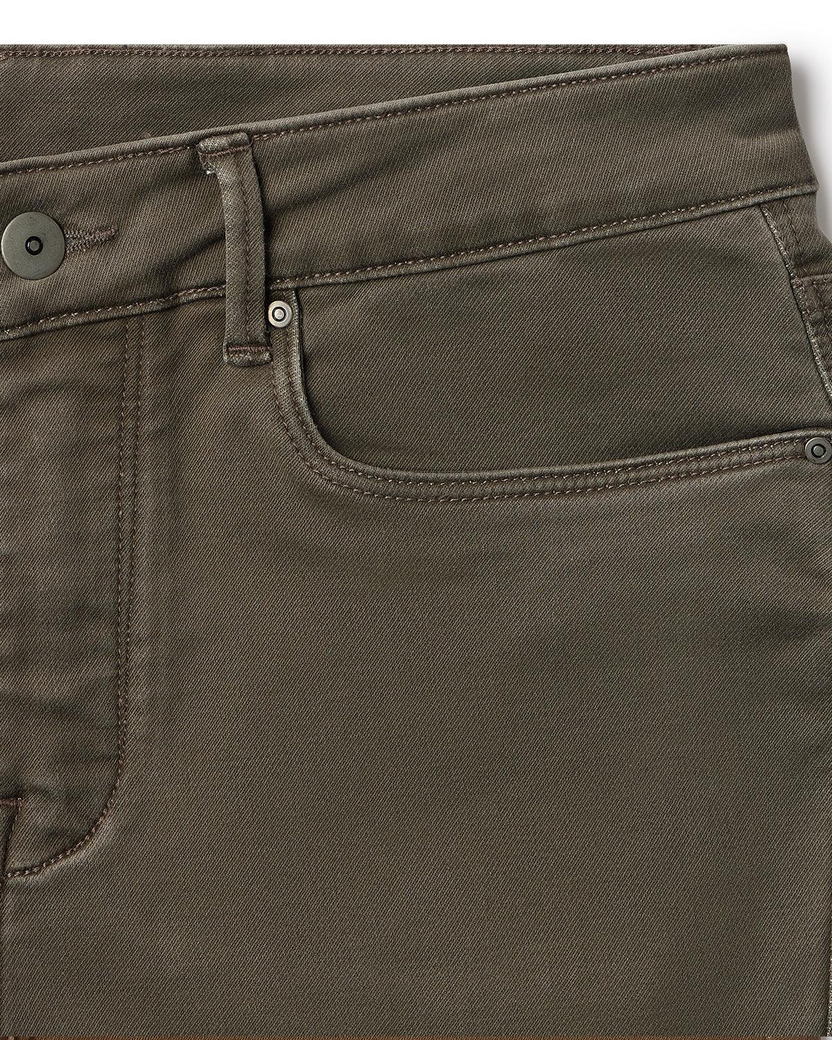 Downtown Dobby Stretch Jeans - Light Brown - Image 3