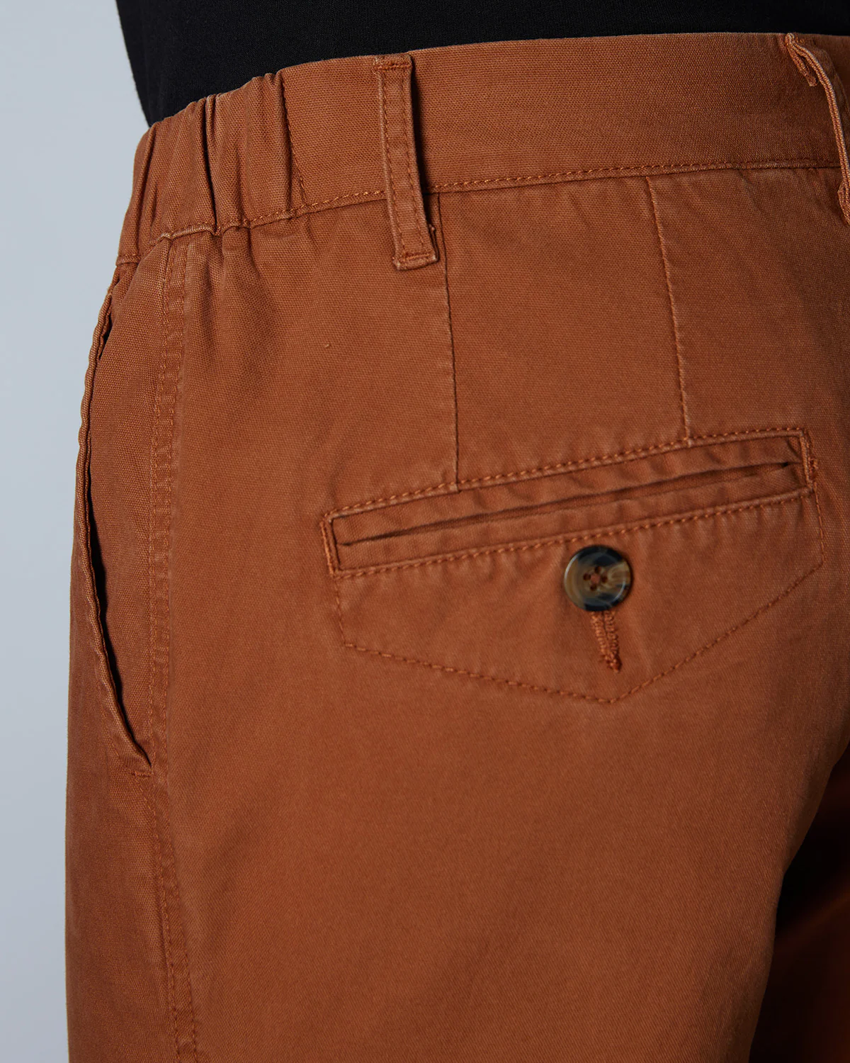 Dusky Casual Stretch Chinos - Brown - Image 4