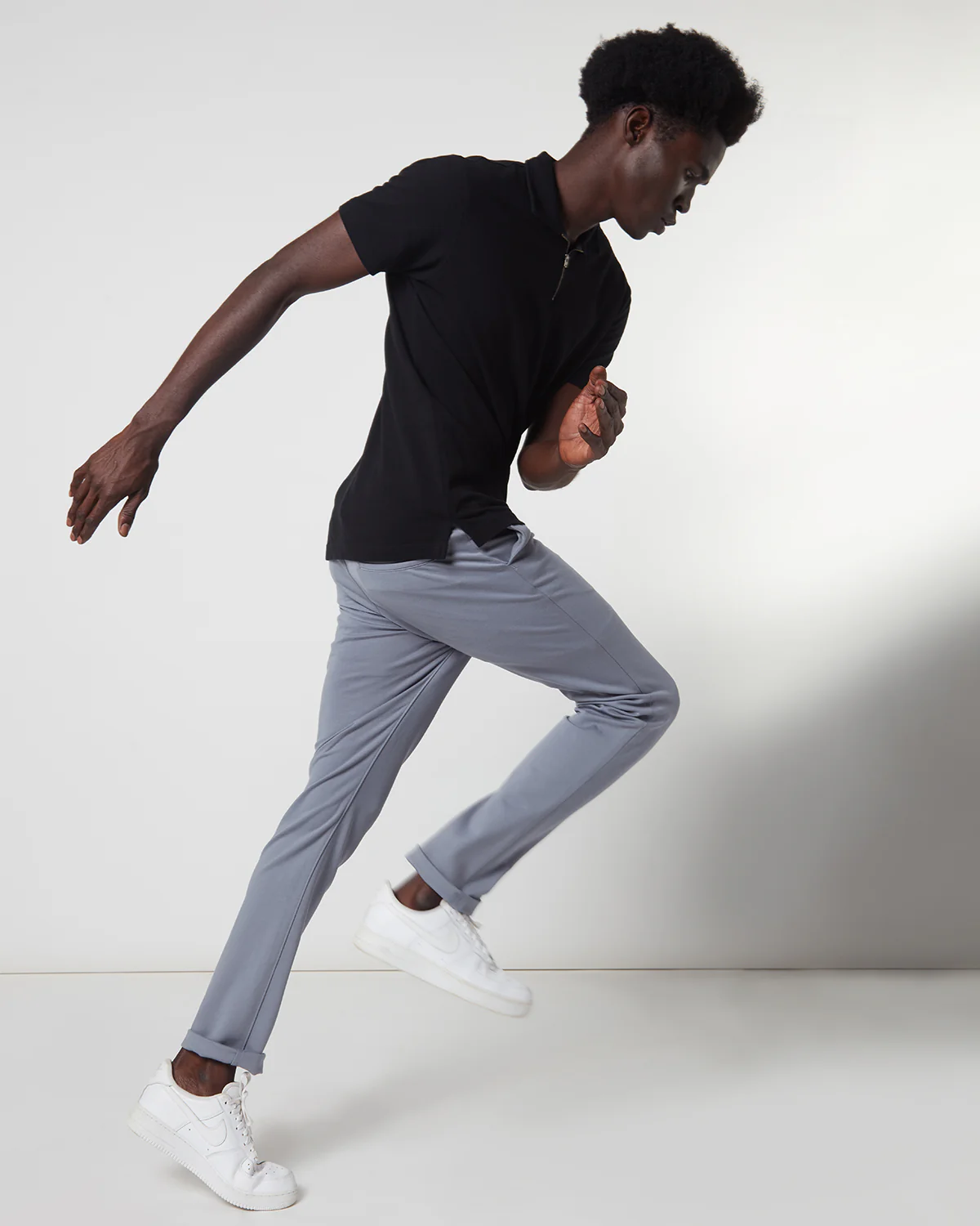 Dynamic 4 Way Stretch Smart Pants - Grey - Image 4