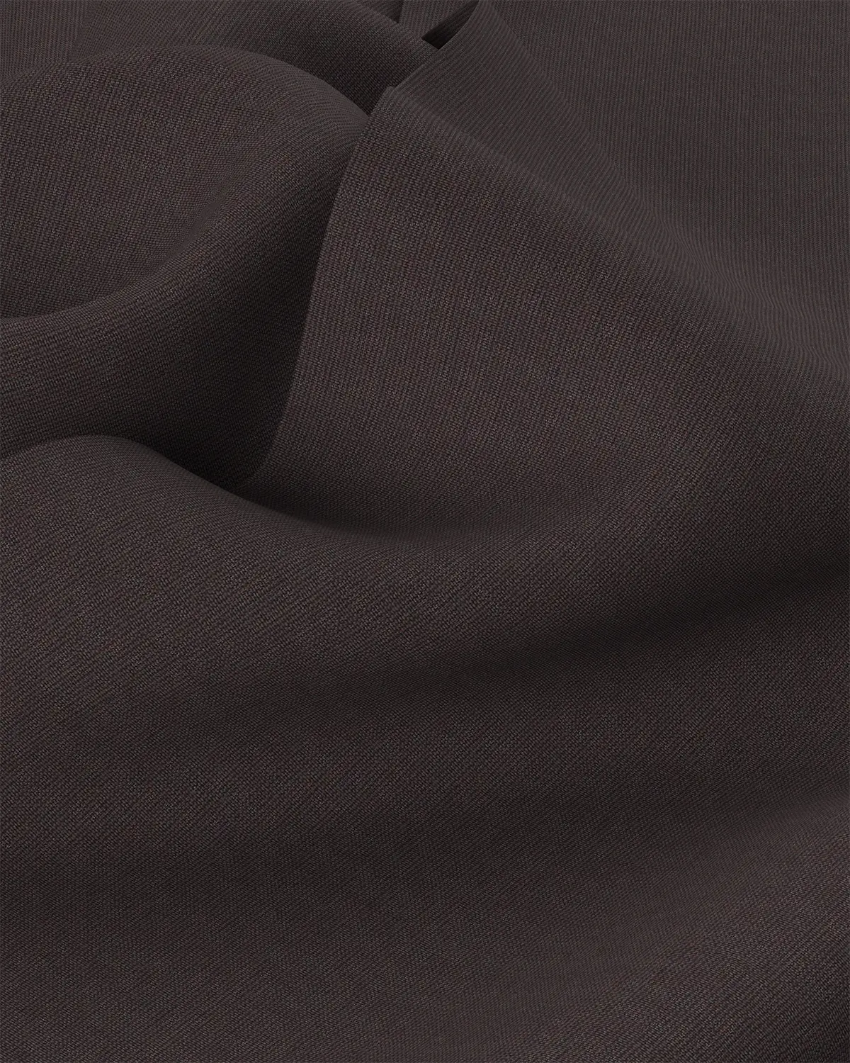 Easy-Care Cotton Dobby Shirt - Brown - Image 3