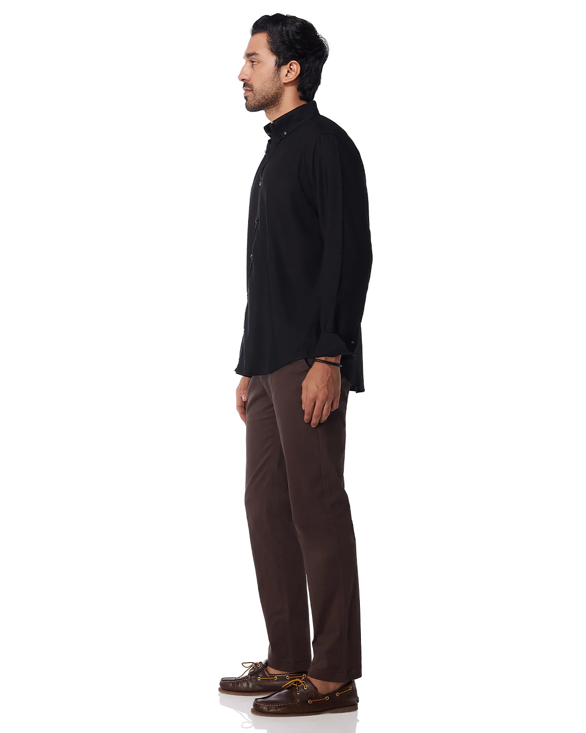 Elevate Everyday Stretch Chinos - Dark Brown - Image 5