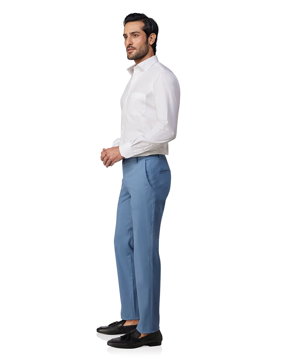 Elevate Everyday Stretch Chinos - Light Blue - Image 3