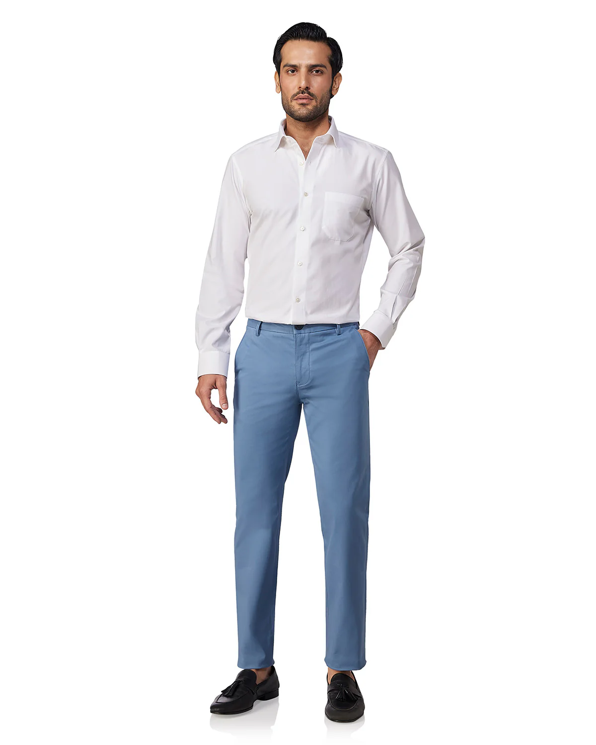 Elevate Everyday Stretch Chinos - Light Blue - Image 5