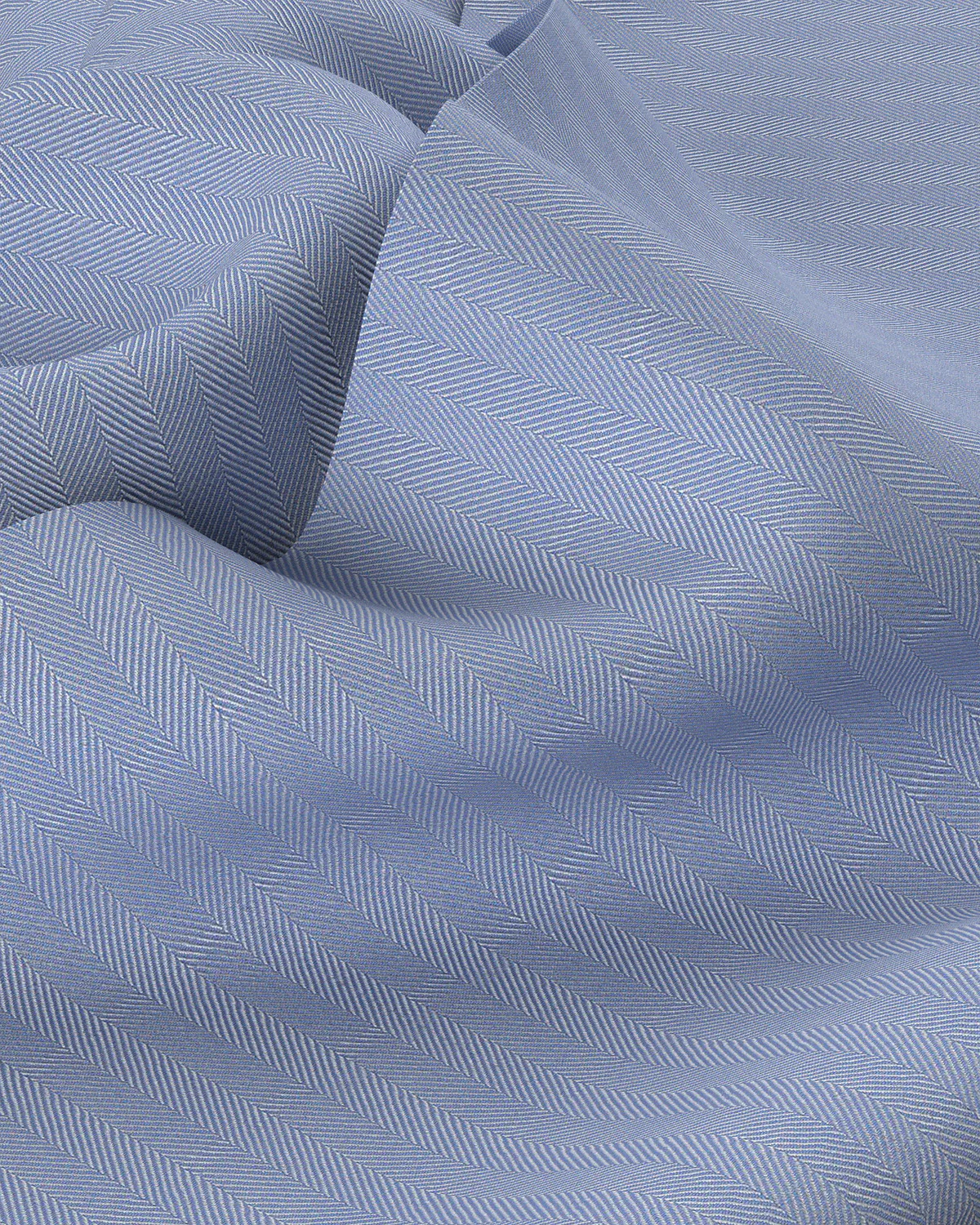 Ellara Herringbone Shirt - Blue - Image 3