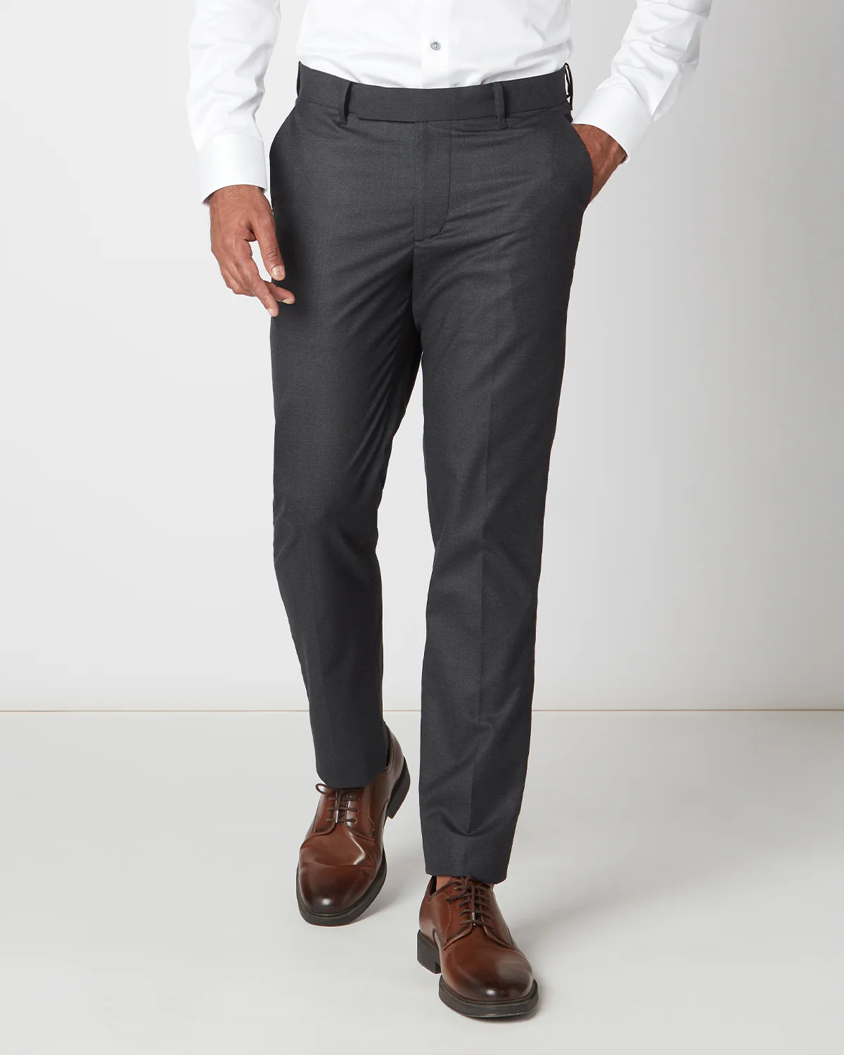 Executive Dress Pants - Dark Grey - Image 2