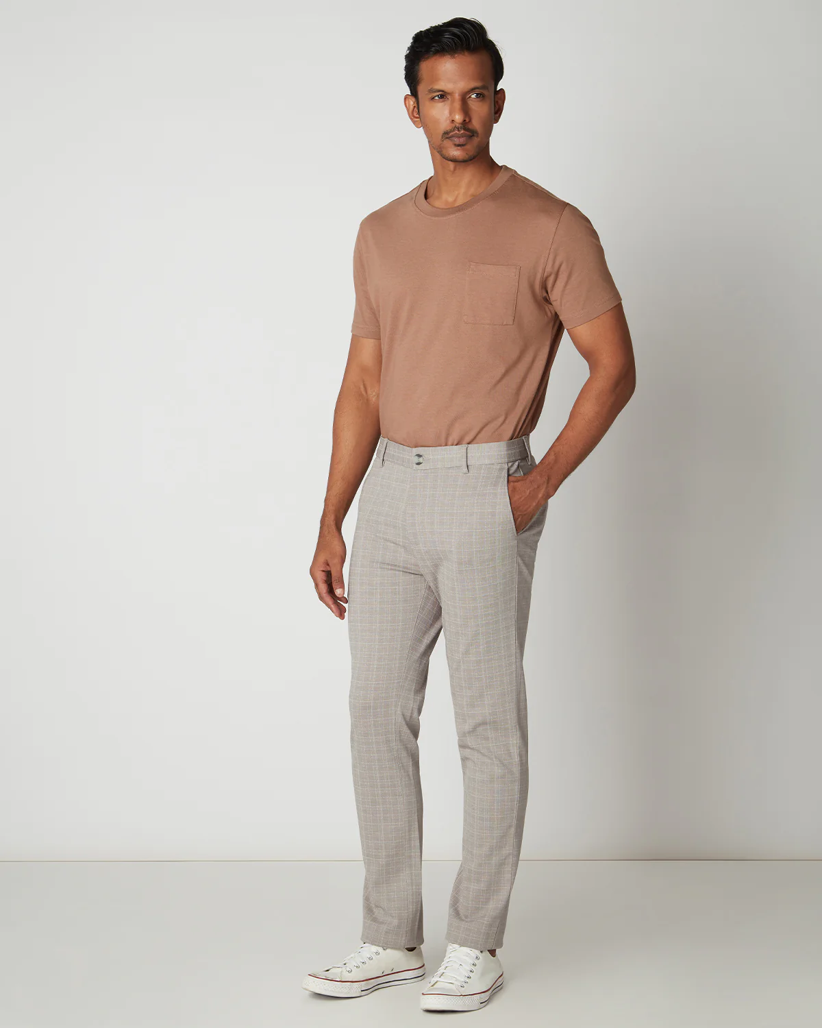 Flex 4-Way Stretch Smart Pants - Beige - Image 3