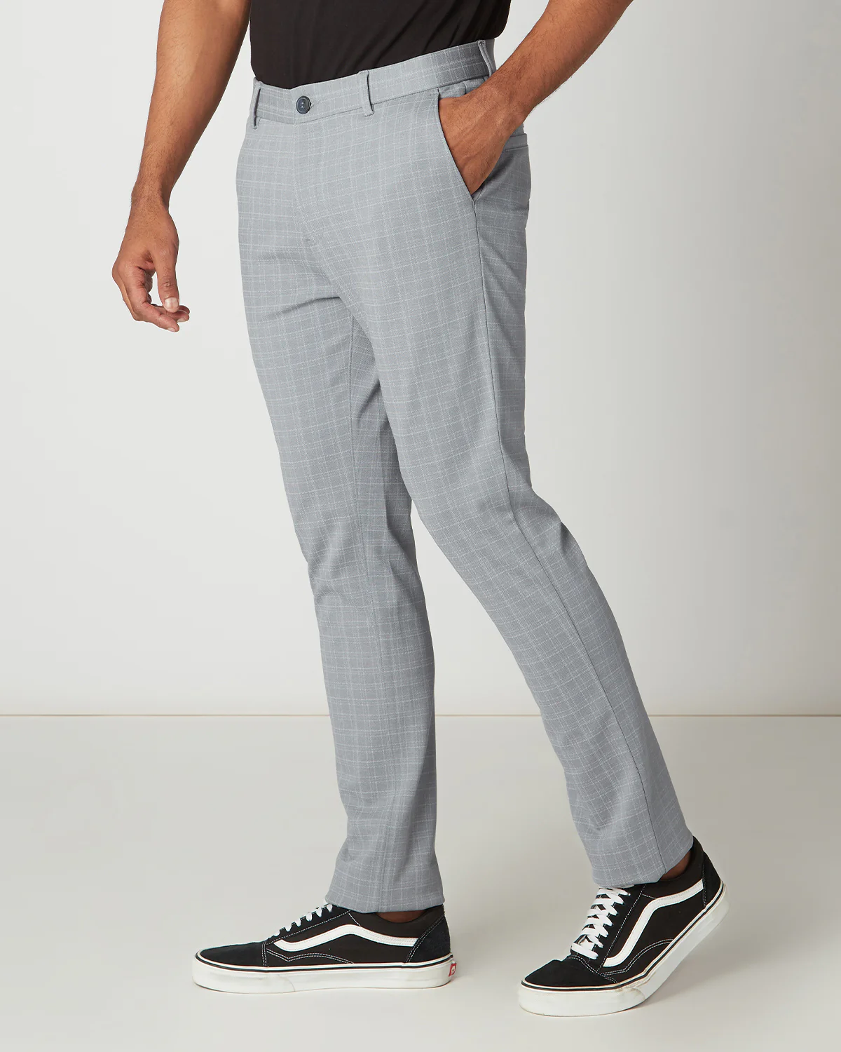 Flex 4-Way Stretch Smart Pants - Grey - Image 2