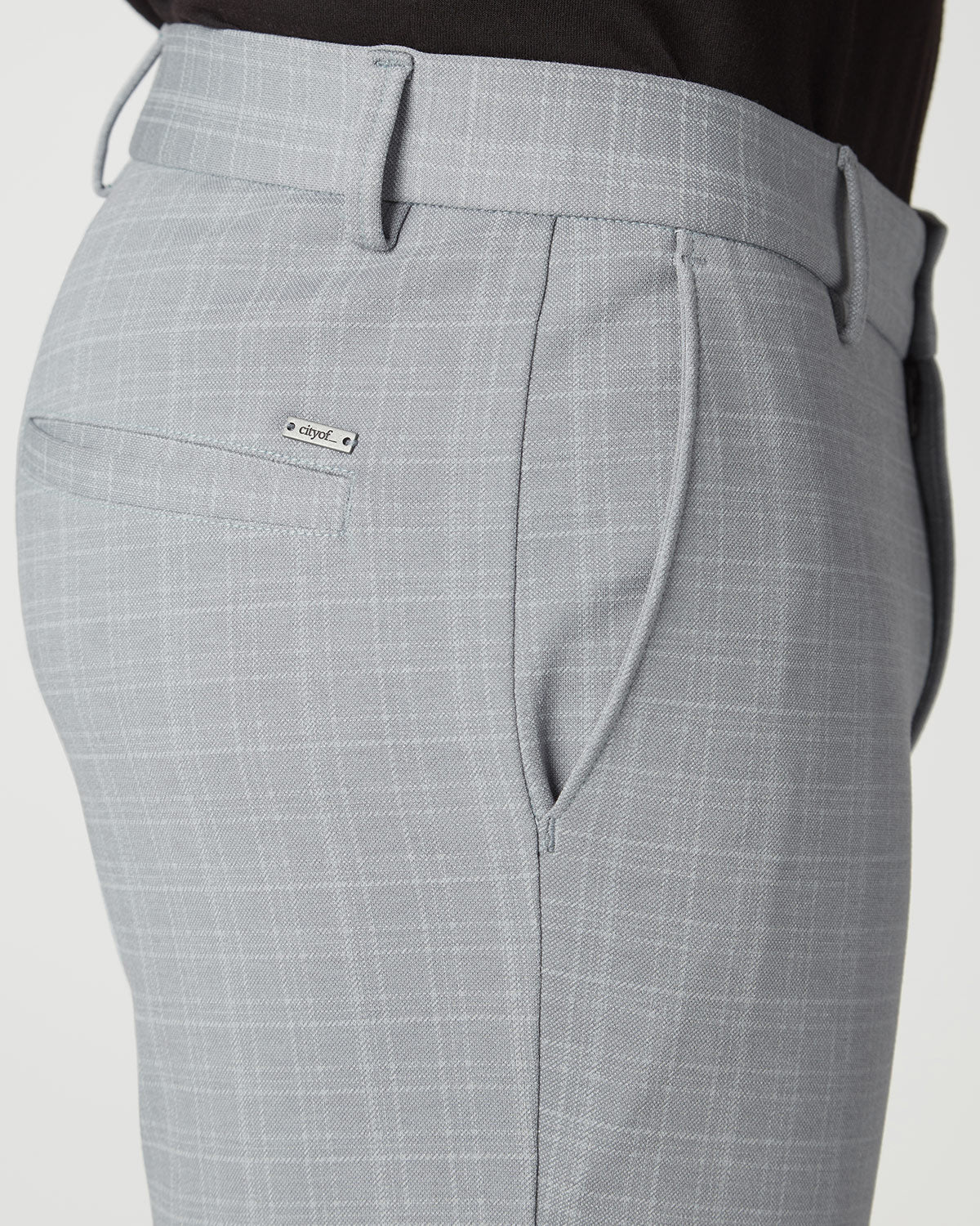 Flex 4-Way Stretch Knit Pants - Grey - Image 4