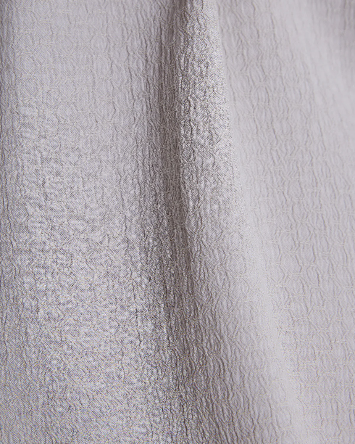 Grey Half-Sleeve Rayon Dobby Shirt - Image 6