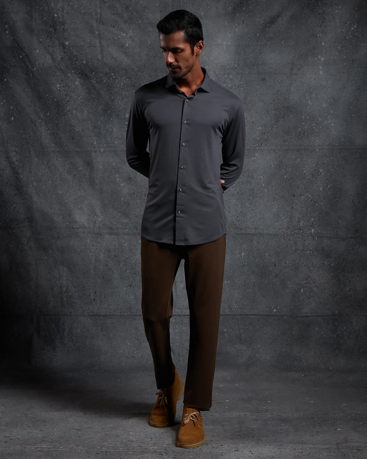 Grey Lava Knit Shirt - Image 3