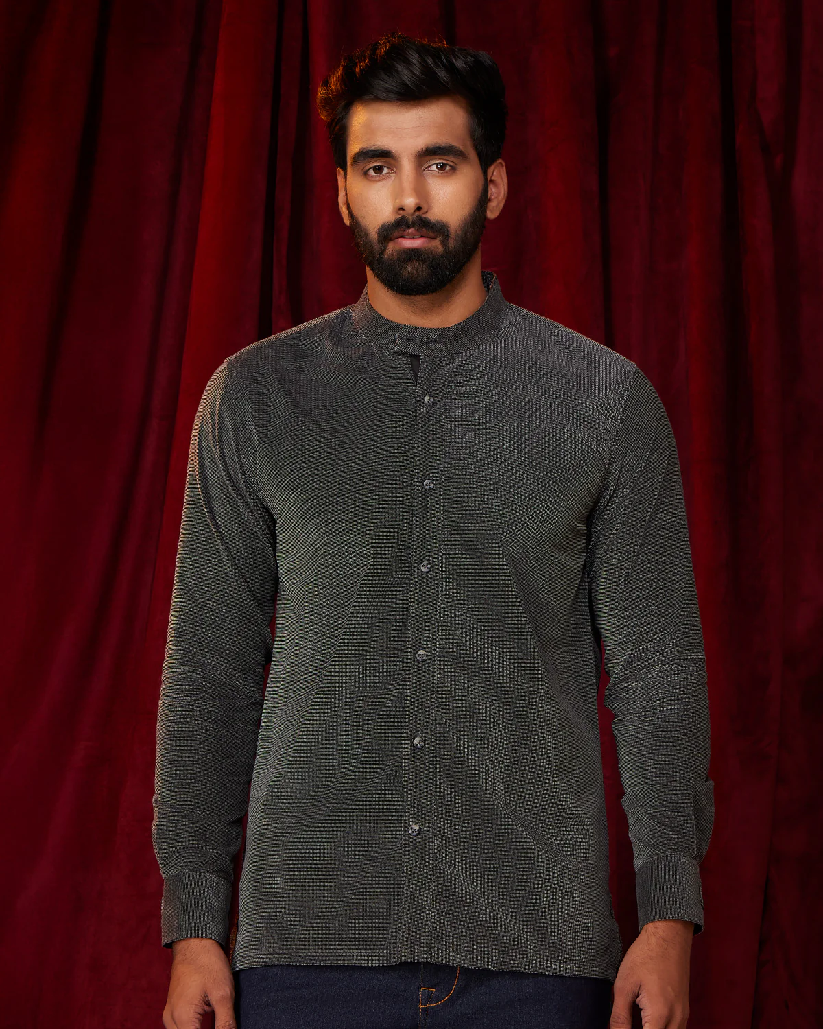 Groove Corduroy Shirt - Grey