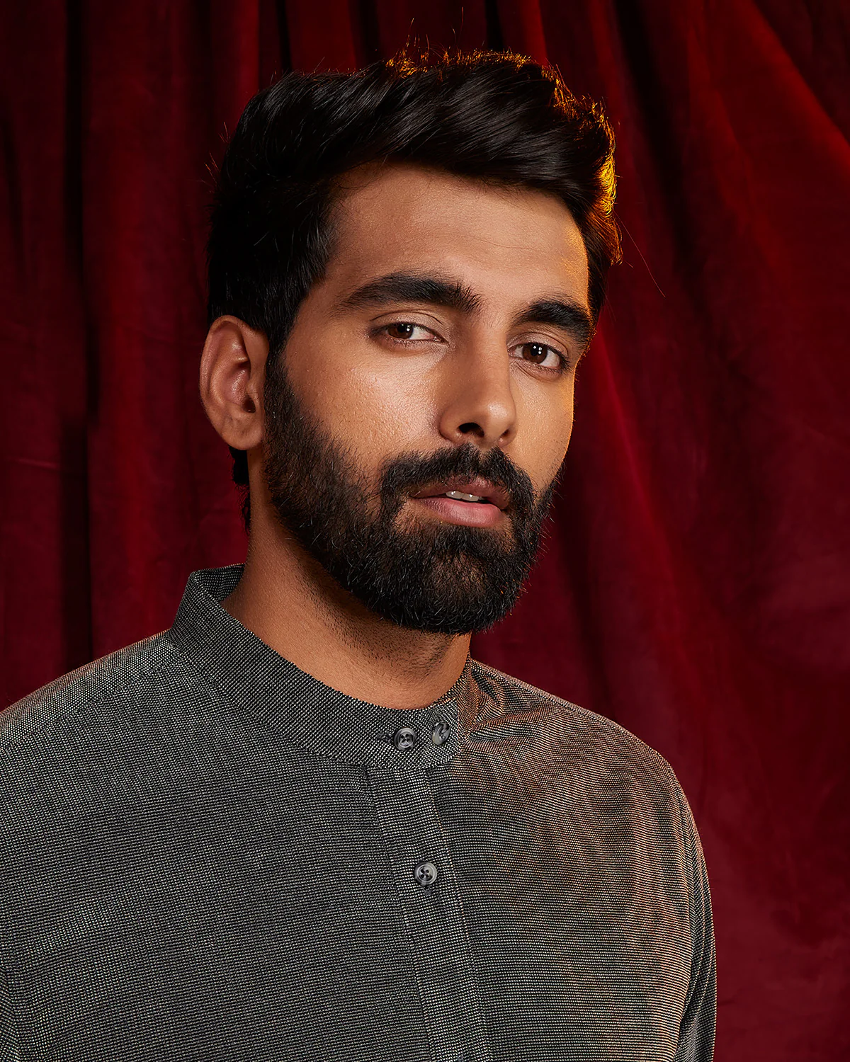 Groove Corduroy Shirt - Grey - Image 2