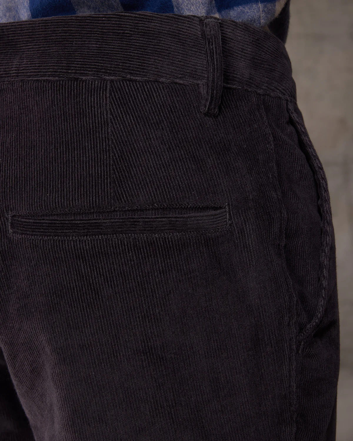 Imperial Corduroy Stretch Chinos - Dark Grey - Image 4