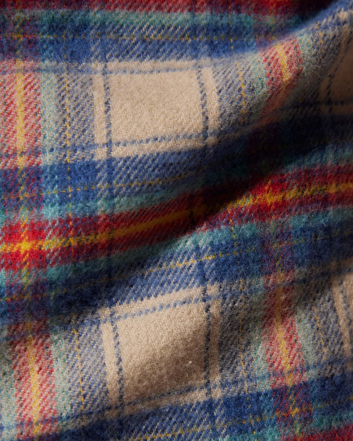 Japanese Flannel Checked Shirt - Beige - Image 6