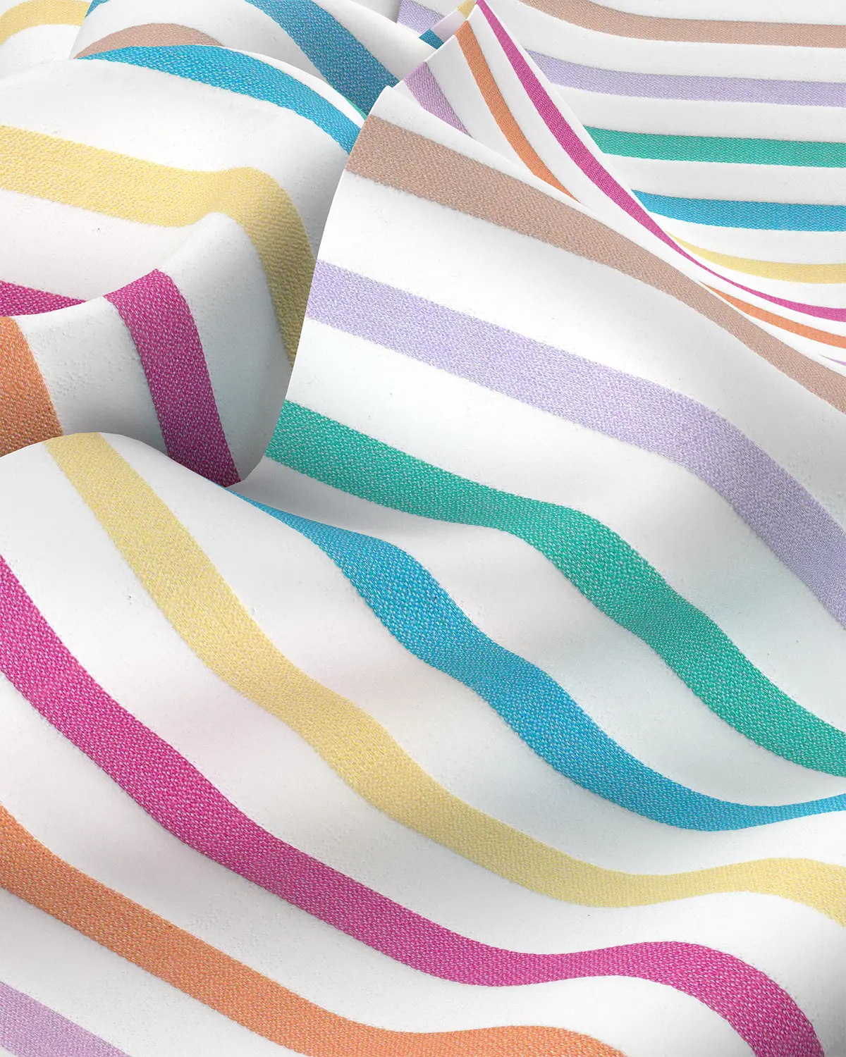 Japanese Stretch Dobby Striped Shirt - Multicoloured - Image 3