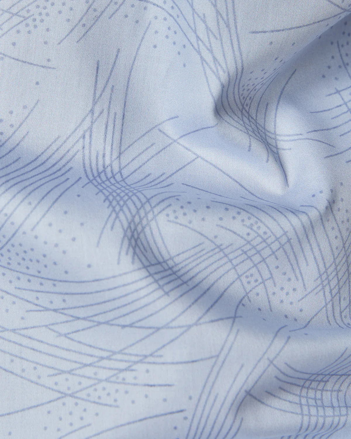 Light Blue Abstract Printed Shirt - Image 4