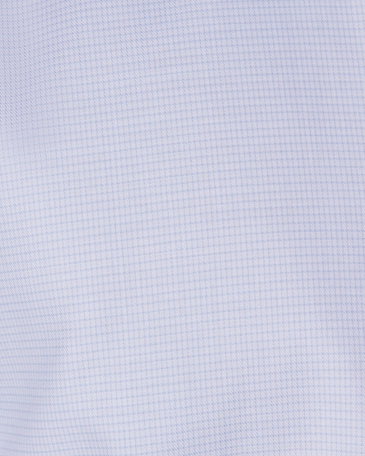 Light Blue Stretch Checked Shirt - Image 4