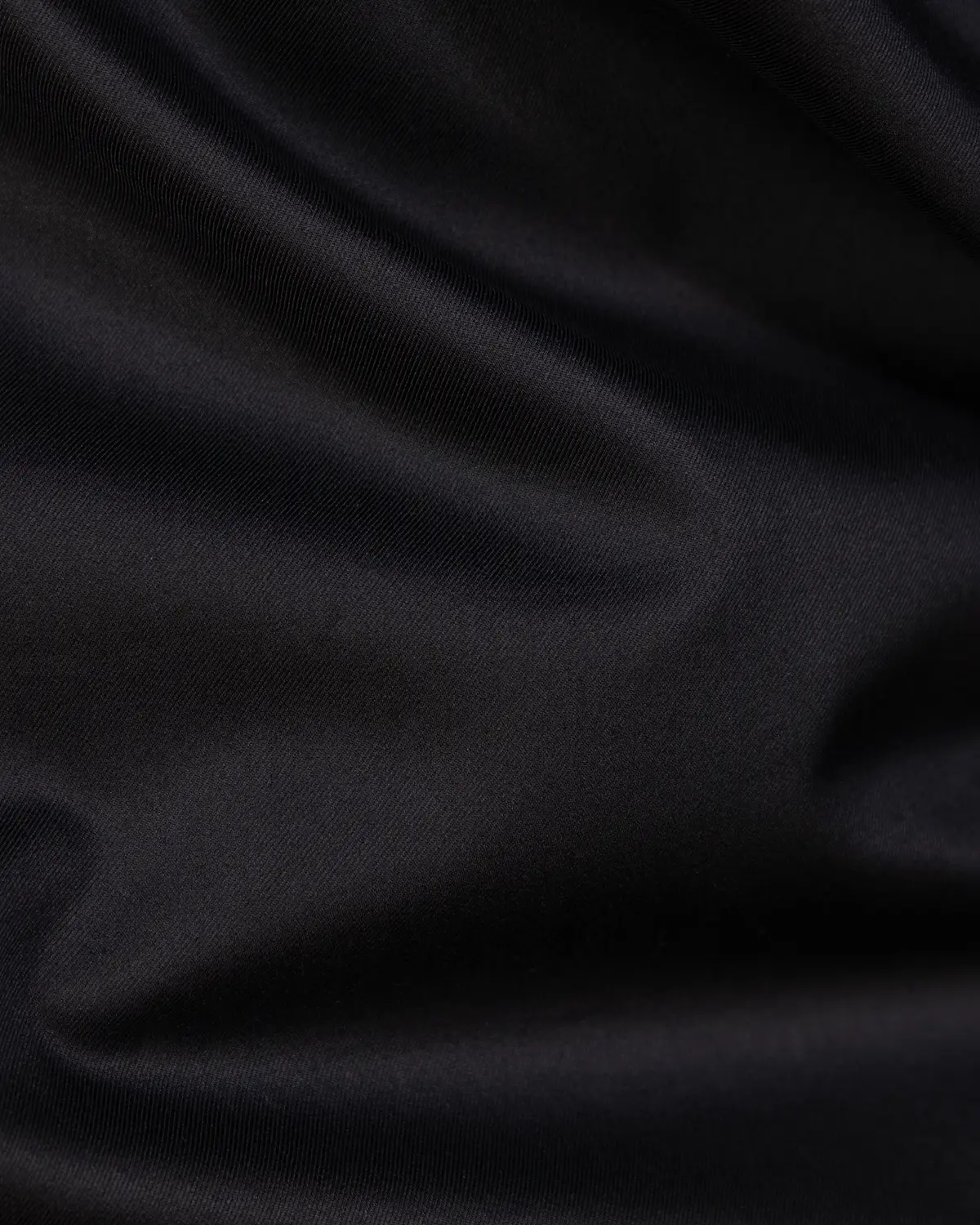 Luthai Easy-Care Black Twill Shirt - Image 5