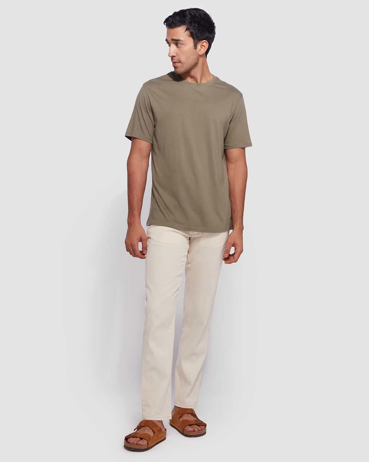 Luxe Nova T-Shirt - Olive - Image 4