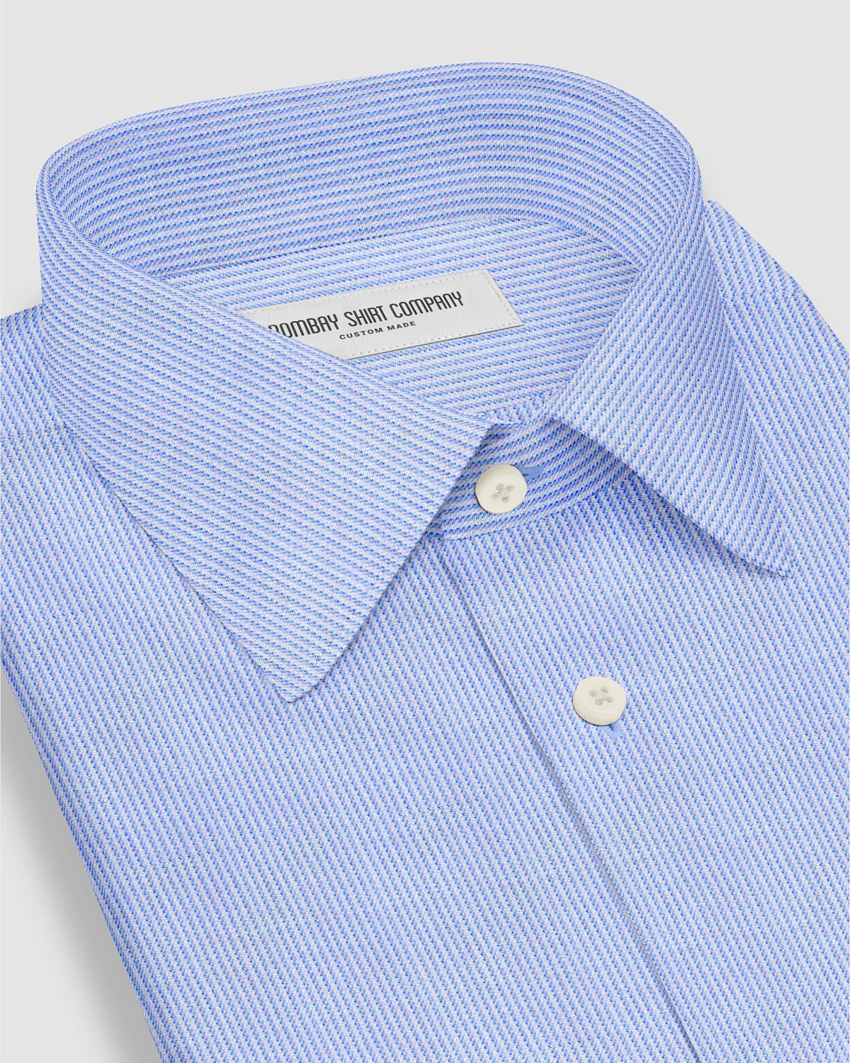 Lyra Twill Striped Shirt - Blue - Image 2