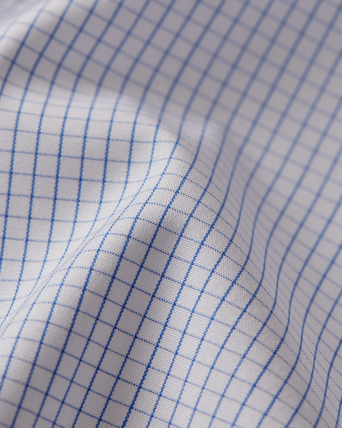 Marvella Oxford Graph Checked Shirt - Blue - Image 4