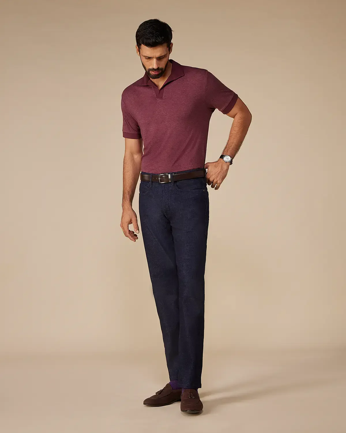 Midnight Indigo Mid-Rise Stretch Jeans - Image 3